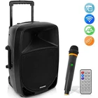 Pyle PSBT125A Bluetooth Pa Portable Karaoke Speaker With Wireless Microphone New. Price: $164.49.