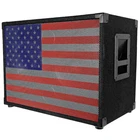 2X10 Bass Guitar 4 Ohm Speaker Cabinet With Interchangeable Usa Flag Grille New. Price: $319.99.
