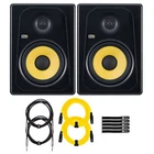 Krk K8-NA Kreate 8" Studio Monitor Reference Speakers Pair Cables New. Price: $407.40.