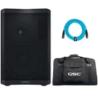 Qsc CP8 Series Compact 8" Powered Dj Speaker Single With Tote Bag Pack New. Price: $549.40.