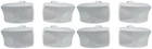 (8) Rockville WET-44 Pro Dual 4" 4-WAY Swivel 70V Commercial Speakers In White New. Price: $524.80.