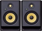 Krk RP5G4 Inch Studio Monitor Speaker Pair Bundle (black) + Soundproof Stands Used. Price: $269.00.