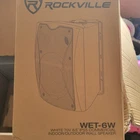 Rockville WET-6W 70V 6.5" IPX55 Commercial Wall Speaker, White New. Price: $96.98.