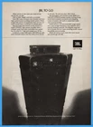 1978 Jbl Ice Cube 6233 Amplifier Stronbox 4682 Speaker Northridge Ca Ad Unspecified. Price: $11.49.