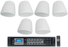 (6) Jbl Control 68HP-WH 70V Commercial 8" Hanging White Pendant Speakers+amp New. Price: $2569.80.