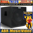 Alto Professional TX12S 900-WATT 12-INCH Powered Subwoofer New. Price: $399.00.