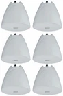 6 Rockville PEN-525T White 5.25" 70V Hanging Pendant Speakers For Restaurant/bar New. Price: $364.95.