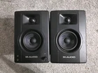 M-audio BX3 Graphite 3.5" Powered Studio Monitors Speakers Cable And 3.5MM Used. Price: $69.00.