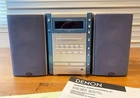 Denon D-G1 Mini Audio System Cd Am/fm Stereo W/speakers Remote Manual Used. Price: $350.00.