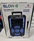 MPD823 GLOW-8 Maxpower Portable Multimedia Karaoke Speaker Open. Price: $79.00.