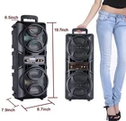Dual 6.5" Portable Party Bluetooth Speaker Loud Rechargeable W/mic Open. Price: $55.00.