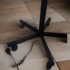 AUDIO2000'S AST420X Lcd Monitor Karaoke Stand With Wheels, Black -new,other Open. Price: $80.00.