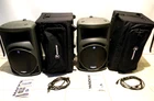 One Pair Srm 450 Powered Active Speakers W/mackie Gig Bags, Cords, Man Used. Price: $719.99.