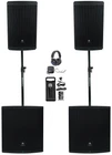 Jbl EON715 15" Dj Pa SPEAKERS+BLUETOOTH+2) EON718S Subwoofers+mic+headphones New. Price: $3030.68.