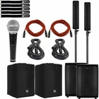 Rcf Evox J8 Active 2-WAY Portable Pa Dj Array Speaker Systems Covers New. Price: $2337.40.