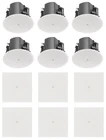 (6) Jbl Control 412C/T 3" Commercial 70V Ceiling Speakers+white Square Grilles New. Price: $733.84.