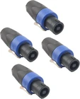 Pack Speakon Speaker Connectors 4-POLE Twist Lock Compatible Neutrik NL4 New. Price: $24.99.