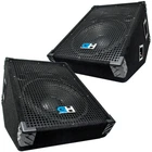 Grindhouse Pair Of 12 Inch Passive Wedge Monitors - Floor Stage 700 Watts Rms New. Price: $259.99.