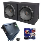 Jbl Dual 12" Sub Enclosure + AUDIO360 6000W Car Competition Amplifier Kit New. Price: $499.99.