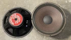 Vintage Eminence Delta 15A 15" Red Label Professional Speaker Woofer 8 Ohm Pair Used. Price: $199.99.