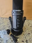 Samson Track Pro Usb Condenser Microphone Large Diaphragm Stand Cable Black Used. Price: $20.00.