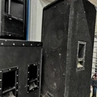 Community Dual 15" Subwoofer Speakers XLT55 2 Used. Price: $500.00.