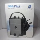 Winbridge Portable Pa System Model S98 Plus Lightweight Wired/wireless New. Price: $119.99.