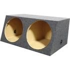 Qpower (2) 12" Heavy Duty Angled Woofer Box - 1" Mdf Construciton New. Price: $90.49.