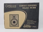 Micca M-6S In-wall Speaker White 6.5IN 2-WAY 80W Ohm Home Theater Audio New. Price: $49.99.