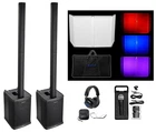 Rockville Titan MIX12A 12" Powered Array System W/ 8-CHANNEL Mixer & Bluetooth New. Price: $1329.95.