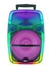 Qfx Portable Bluetooth Rechargeable Speaker With Party Lights, TMS-1560, Multico New. Price: $125.00.