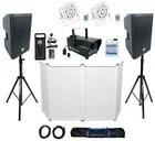Dj Package W/(2) Rockville DX12 Speakers+facade+lights+fogger+mic+stands+cables New. Price: $842.85.