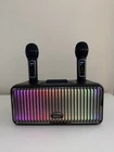 New Sdrd SD-319 Pro Wireless Bluetooth Karaoke Speaker + 2 Mics Usb Tf Aux. Price: $79.95.