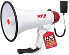Pyle 40W Professional Megaphone Clear Sound & Ergonomic Grip - 9X8X13, White New. Price: $42.99.