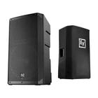 Electro-voice ELX200-15P 15" 1200W Powered Speaker W/ Cover Bundle New. Price: $1059.00.