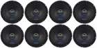 (8) Rockville RXM84 8" 2000W Ohm Mid-range Drivers Car Speakers, Mid-bass New. Price: $244.60.