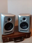 Krk Classic 5 Set Of 2 Studio Monitor Speakers, Limited Silver Used. Price: $245.00.