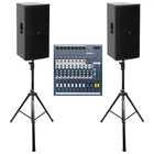 (2) Mackie DRM315 2300W 15" Dj Pa Speakers+soundcraft Mixer+air Powered Stands New. Price: $2865.90.