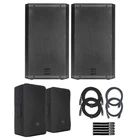 Rcf Art 915-AX Active Powered 2-WAY 15" Bluetooth Dj Pa Speakers Covers New. Price: $2499.40.