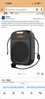 Norwii Mini Voice Amplifier Bluetooth Speaker 4000MAH Wired Microphone Black New. Price: $26.80.