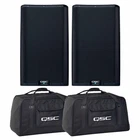 Qsc K12.2 K2 Series 2WAY 2000W 12" Powered Active Speakers Pair Totes New. Price: $1999.98.