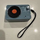 Crosley Mini Turntable Bluetooth Speaker With Usb Charging, Tested & Working Used. Price: $16.95.