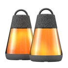 Ion Audio Luma Duo Pair 2 Waterproof Bluetooth Speakers With Lights Open. Price: $69.99.