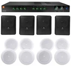 Jbl CSMA280 Commercial AMPLIFIER+(4) 6.5" BLACK+(8) 8" Ceiing Speakers New. Price: $1697.79.