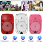8" Bluetooth Speaker Rechargeable Party Qfx Usb/sd/fm/aux+mic & Stand LMS-801SM New. Price: $56.99.