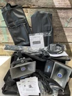 Amplivox Pa System Model SW805A W/ Half Mile Hailer, Wireless Microphone & Case Open. Price: $1199.95.