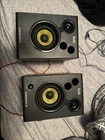 Hercules 32 Studio Speakers Black Used. Price: $65.00.