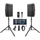 Proreck Speaker System, 6 Channel Powered Mixer, 2*12'' Passive 2000W New. Price: $389.99.