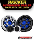 Kicker 51MSS65 6.5" Marine Component Speakers With Rgbw Led Lighting 100W Rms New. Price: $599.99.