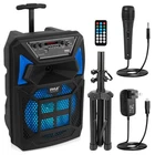 Pyle Bluetooth Pa Speaker & Microphone System - Portable Karaoke Black New. Price: $131.99.